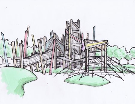 Архитектурный проект детской площадки