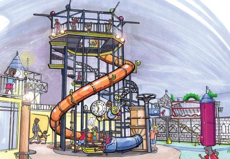 Детские площадки рисунки