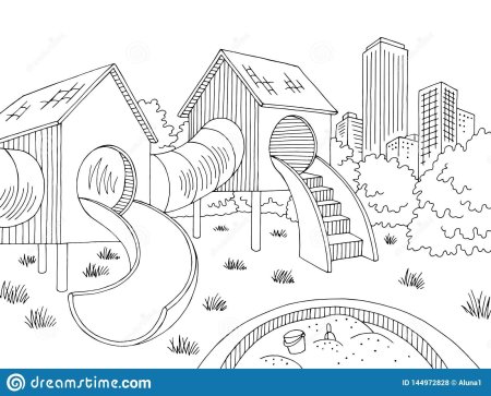 Детская площадка эскиз