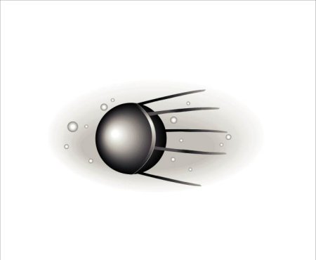 Спутник иллюстрация