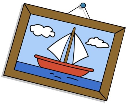 Картина в рамке для детей