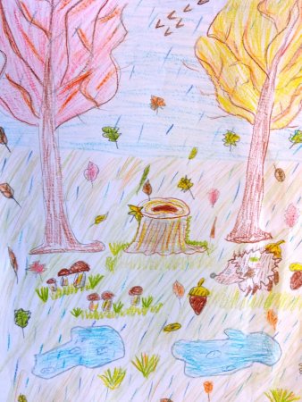 Красивые осенние рисунки