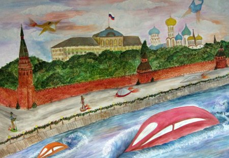 Нарисовать Кремль