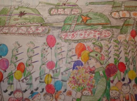 Парад Победы глазами детей