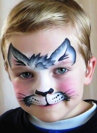 Аквагрим котенок