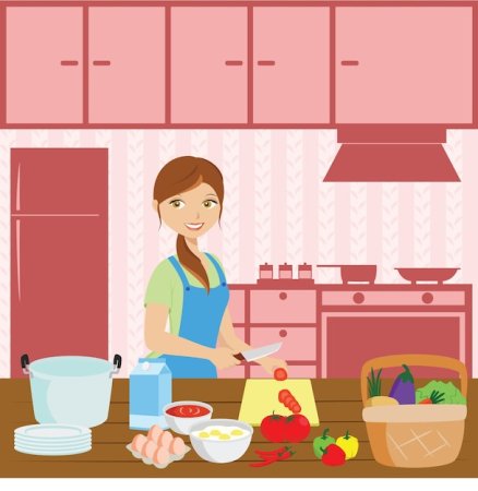 Кухня иллюстрация