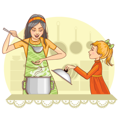 Раскраска мама