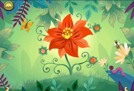 Волшебный цветок рисунок для детей