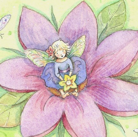 Фантастические цветы рисование старшая группа