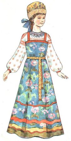 Национальный костюм рисунок