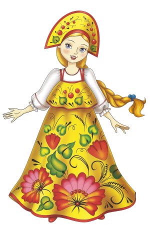 Персонажи в народных костюмах