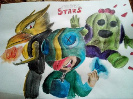 Детские рисунки Браво старс