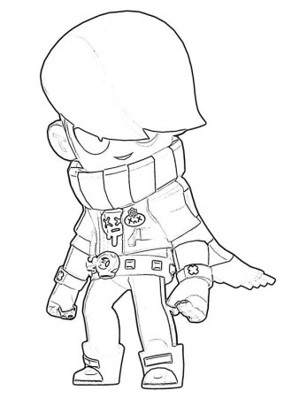 Разукрашка Браво старс Эдгар