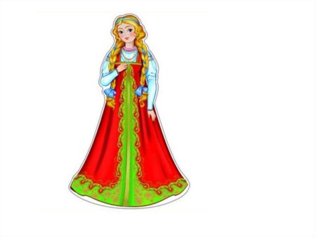 Русский народный костюм рисунок