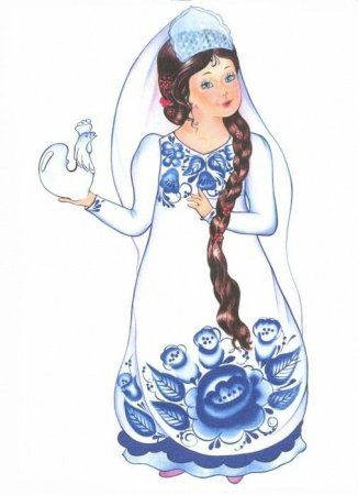 Фольклорный стиль рисунок