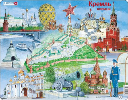 Рамка-вкладыш Larsen Кремль (kh14), 61 дет.