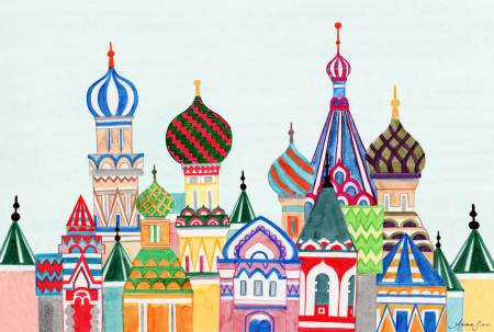 Москва иллюстрация