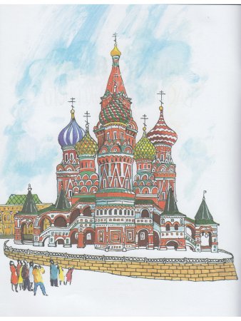 Московский собор Василия Блаженного изо