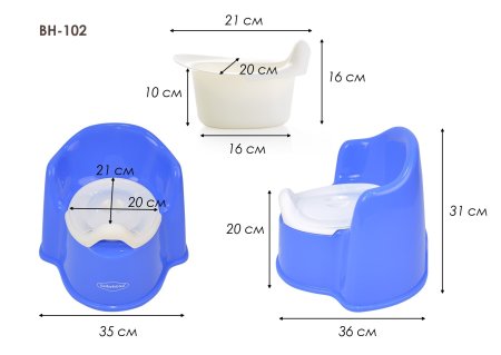 Раскраска горшок детский