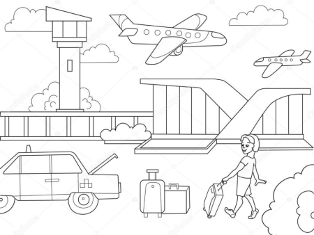 Нарисовать аэропорт