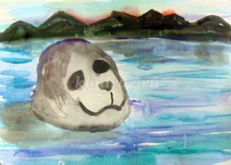 Рисование в старшей группе Байкальская Нерпа