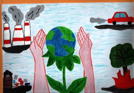 Плакат на тему чистая Планета