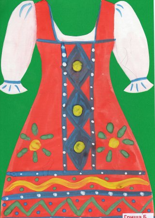 Рисование в старшей группе на тему одежда