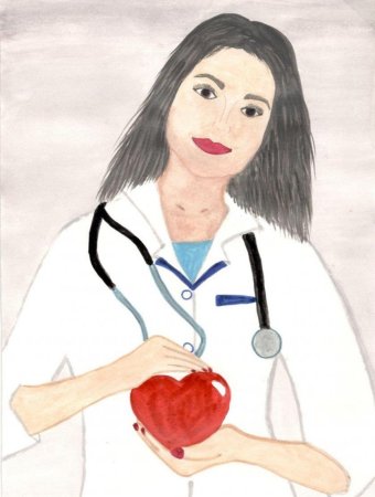 Рисунок на тему медик