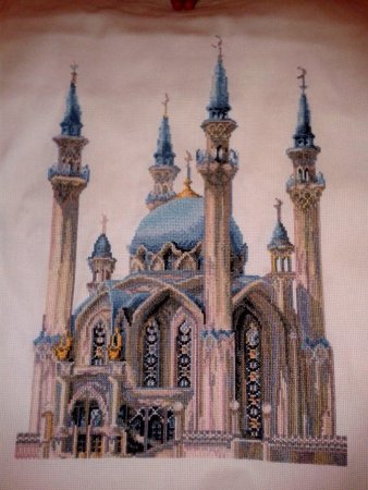 Мечеть кул Шариф в Казани нарисовать карандашом