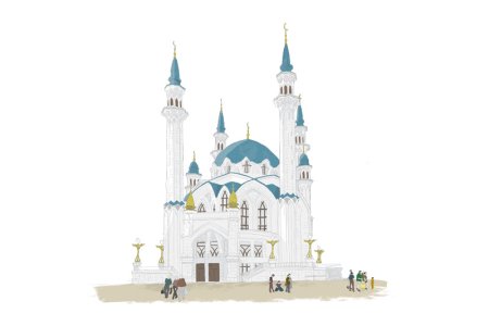 Мечеть кул Шариф картина