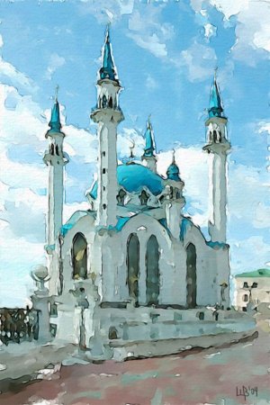 Мечеть кул Шариф вектор