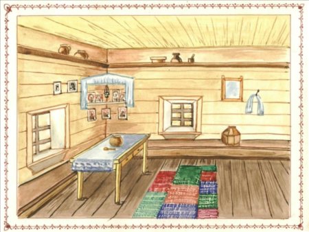 Рисунок традиционного жилища