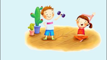 Рисование на тему зарядка