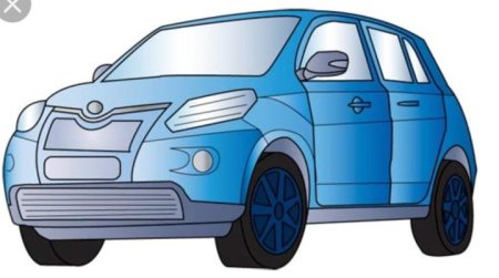 Легковой автомобиль иллюстрация
