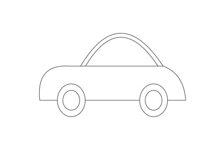 Рисование легковой автомобиль в подготовительной группе