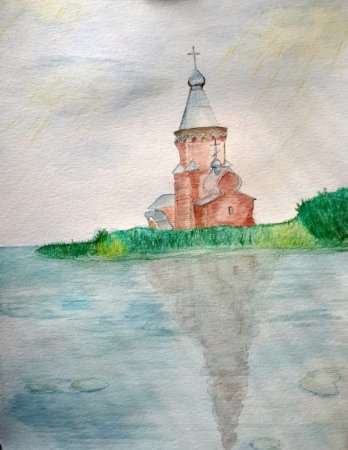 Успенская Церковь 1774 года рисунок