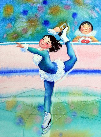 Фигурист рисунок