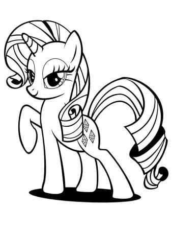 My little Pony раскраска