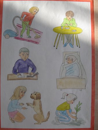 Рисование на тему гигиена