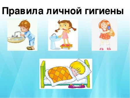 Правилы личный гигиена