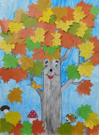 Рисунок на тему осень в детский сад