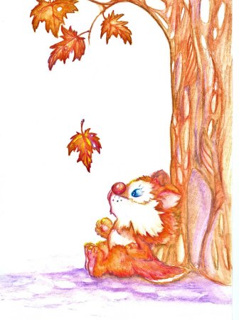 Осень красками для детей