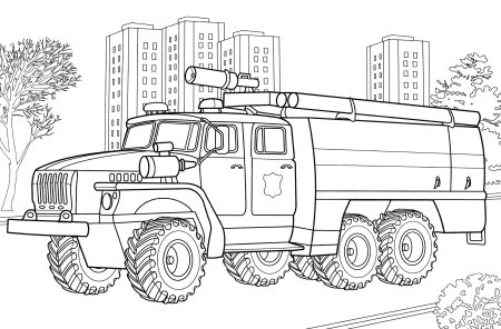 Раскраска «Военная техника»