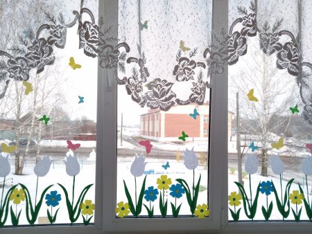 Весна на окне в детском саду