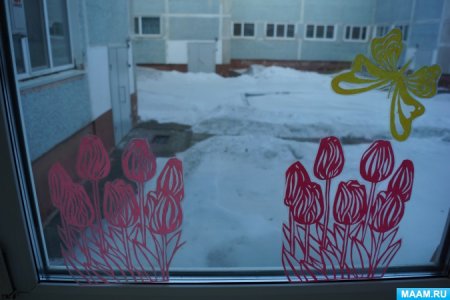 Окна на лето в детском саду