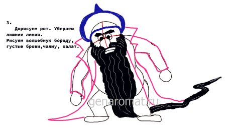 Нарисовать рисунок марш Черномора