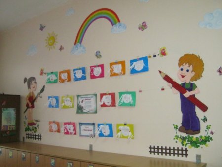 Стенд для детских рисунков