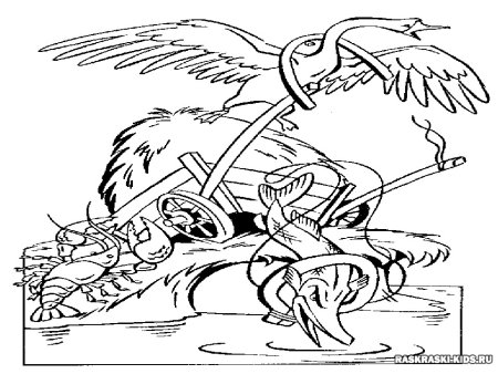 Крылов басни раскраски