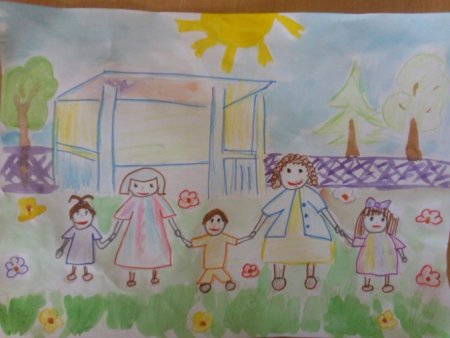 Рисование мой любимый детский сад