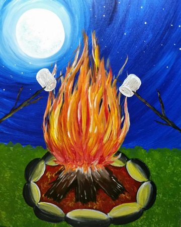 Огонь рисунок